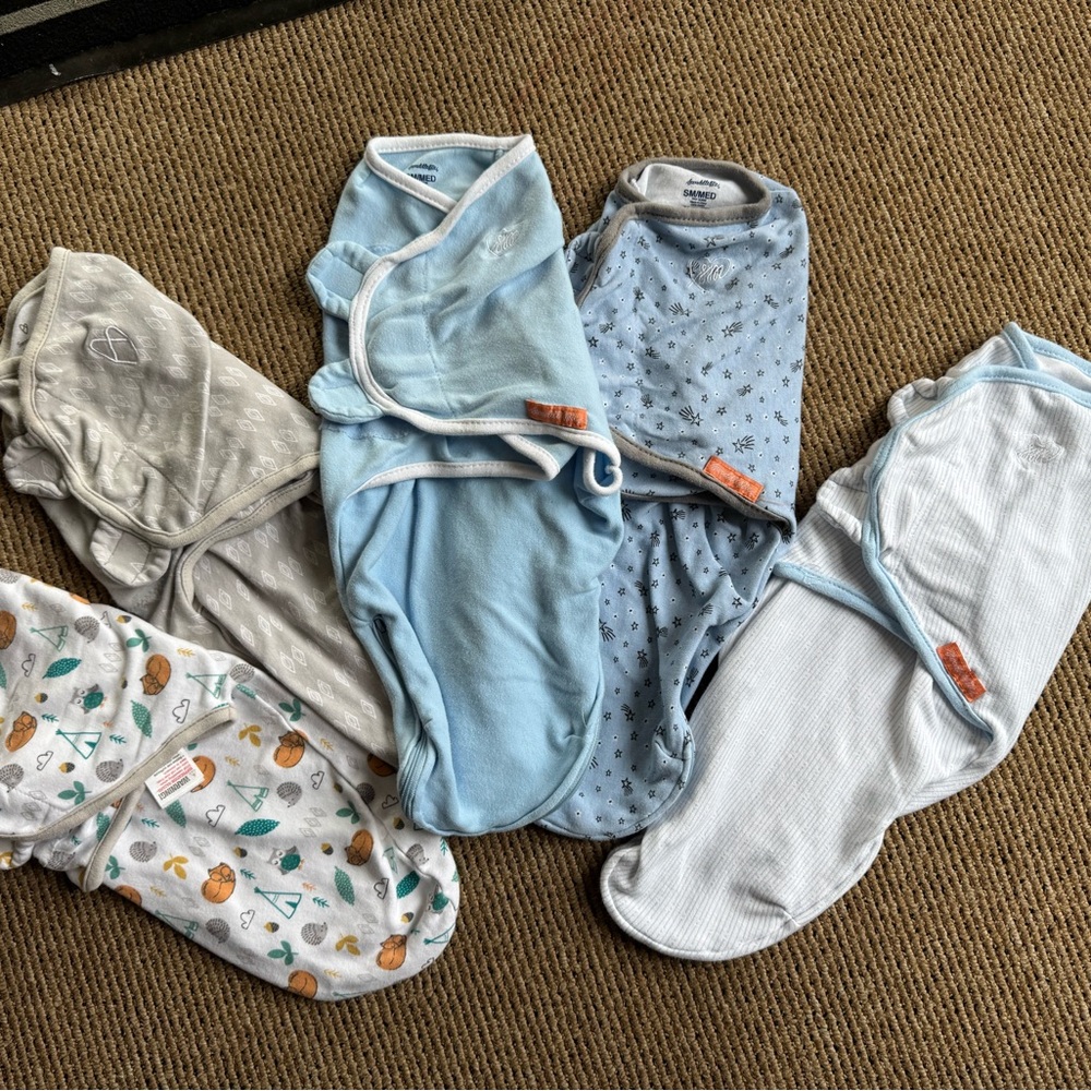 Set of 5 SwaddleMe Swaddles- Size Sm/Md